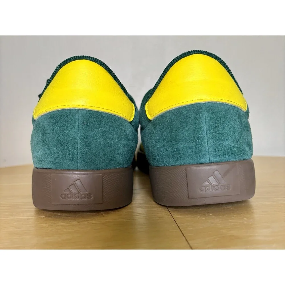 Adidas Men's VL Court 3.0 Sportswear Sneakers Size 10 US Green And Yellow